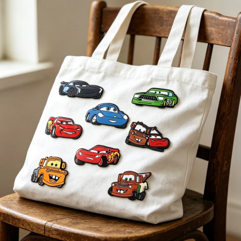 Car Accessories Kit - Conjunto de 8 Broches de Desenhos