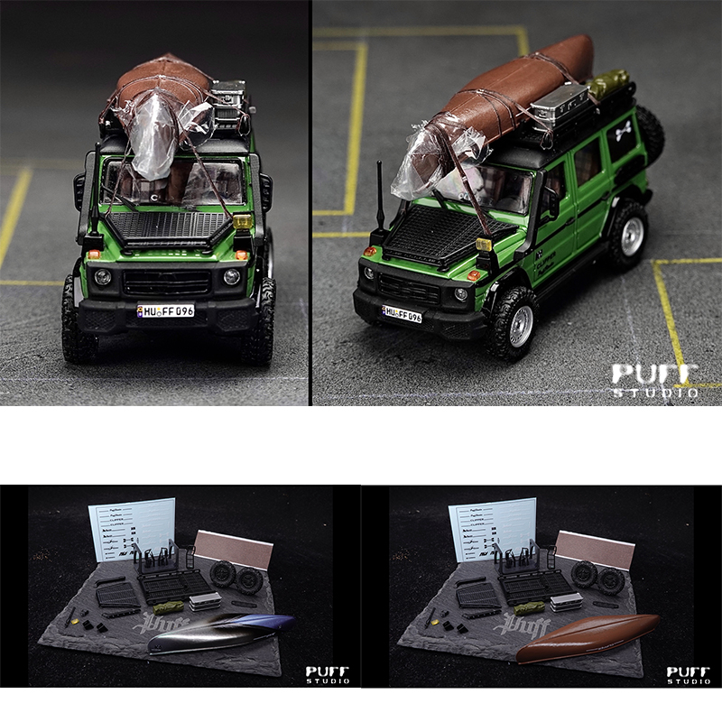 Car Accessories Kit - PuffStudio Kit de Barco 1/64 Adequado