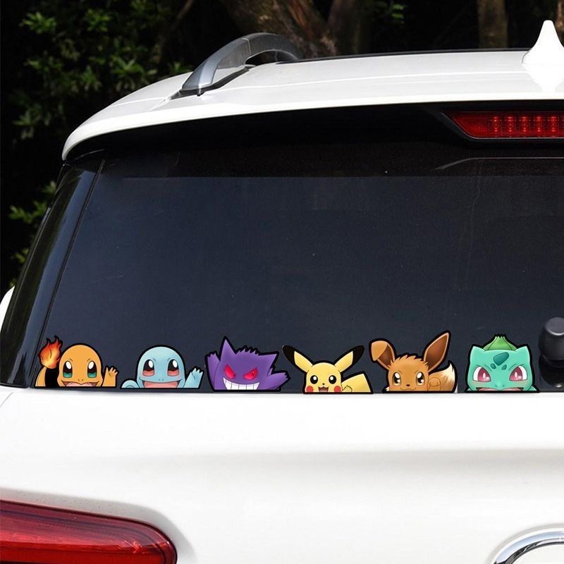 Car Accessories Window - Adesivo para janela de carro Pokémon,