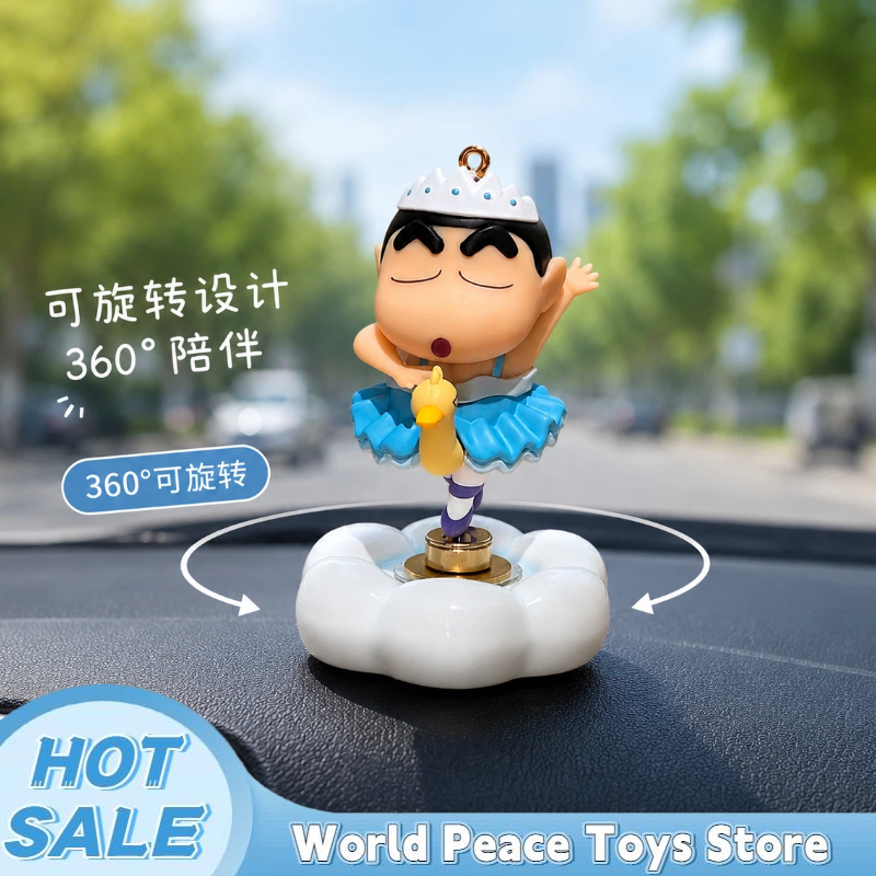 Car Accessories Interior - Miniatura Rotativa de Crayon Shin-Chan para