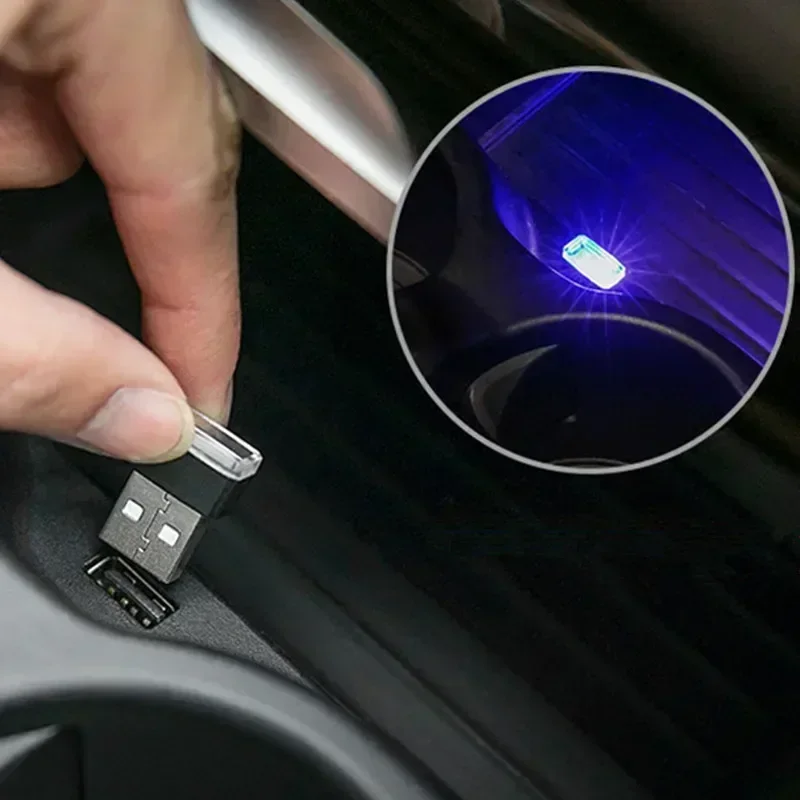 Interior do carro usb luz ambi - Car Accessories Quick Delivery avaliação e preço