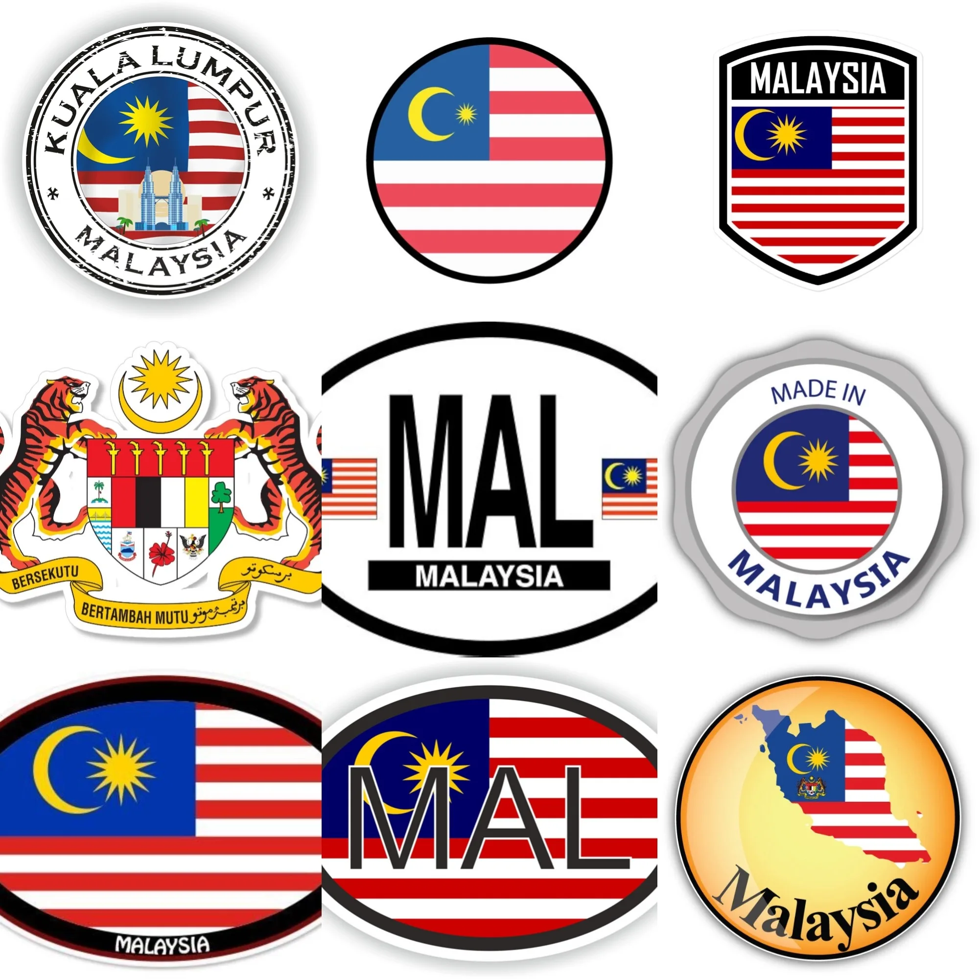 Malásia mal bandeira emblema c - Car Accessories Malaysia avaliação e preço