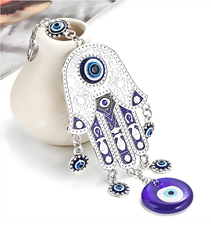 Chaveiro de olho azul de palme - Car Accessories Evil Eye avaliação e preço